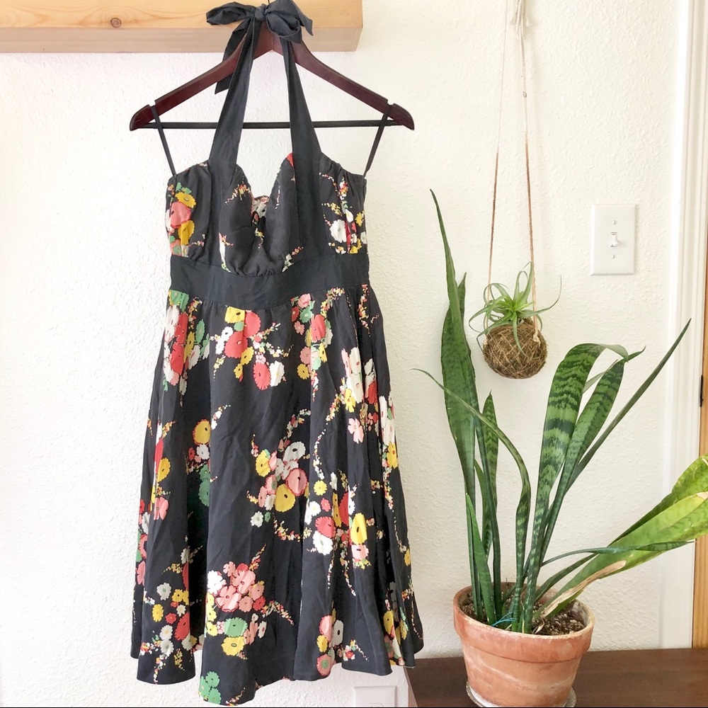 Anthropologie silk dress